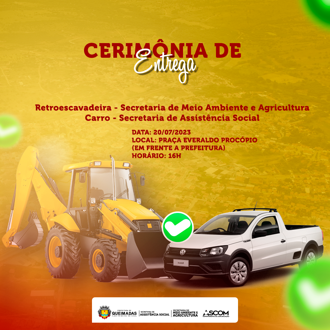 Cerimônia de entrega 