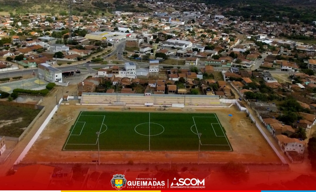 Obras do Estádio João Ferreira da Cruz em andamento