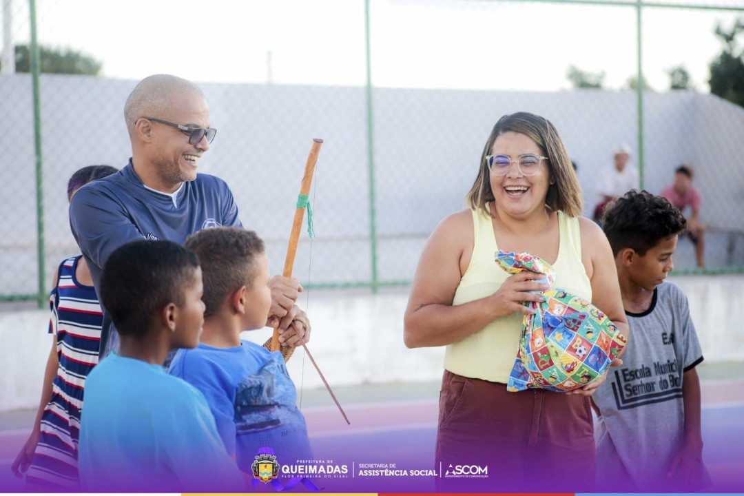 Assistência Social realiza atividades com crianças e adolescentes na Comunidade de Tanques