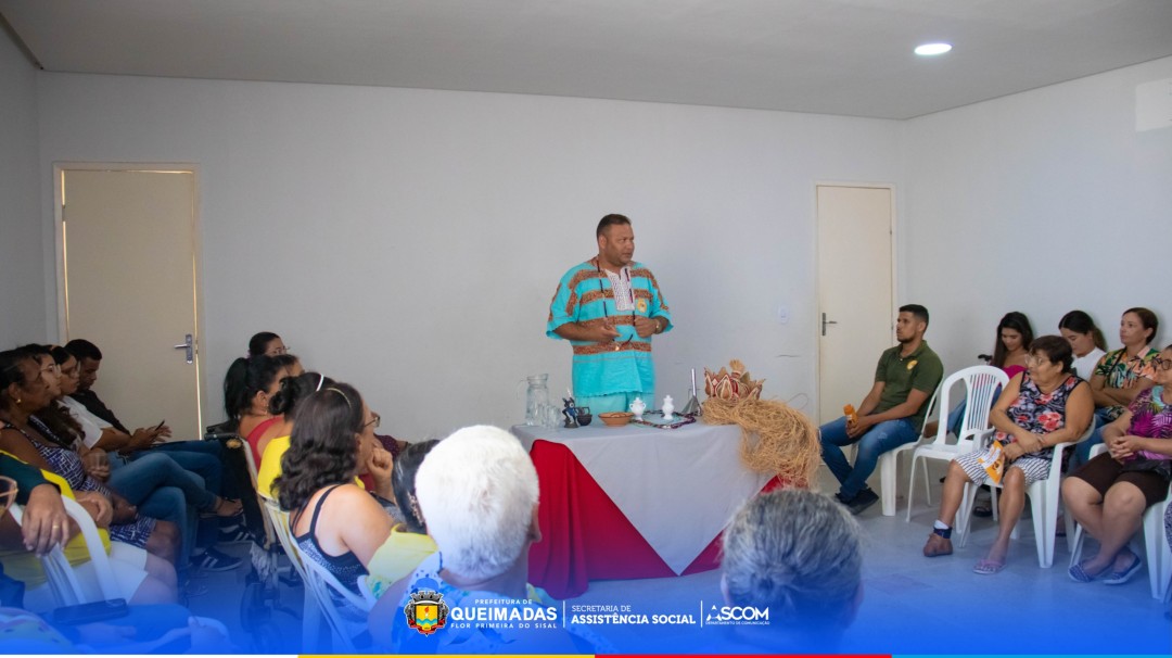 Roda de conversa sobre cultura afro, intolerâncias e preconceitos.