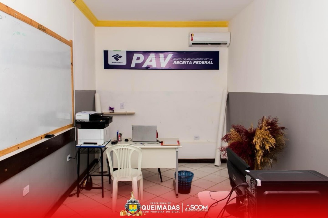 Queimadas inaugura Posto de Atendimento Virtual (PAV) da Receita Federal
