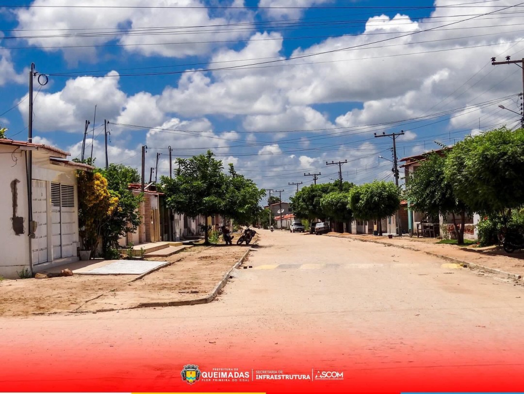 Avenida Otacílio Vieira de Melo em Riacho da Onça, está em fase de conclusão