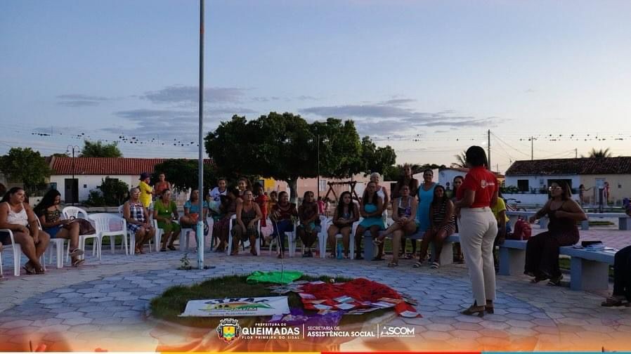 Assistência Social promove roda de conversa sobre o Março Mulher.
