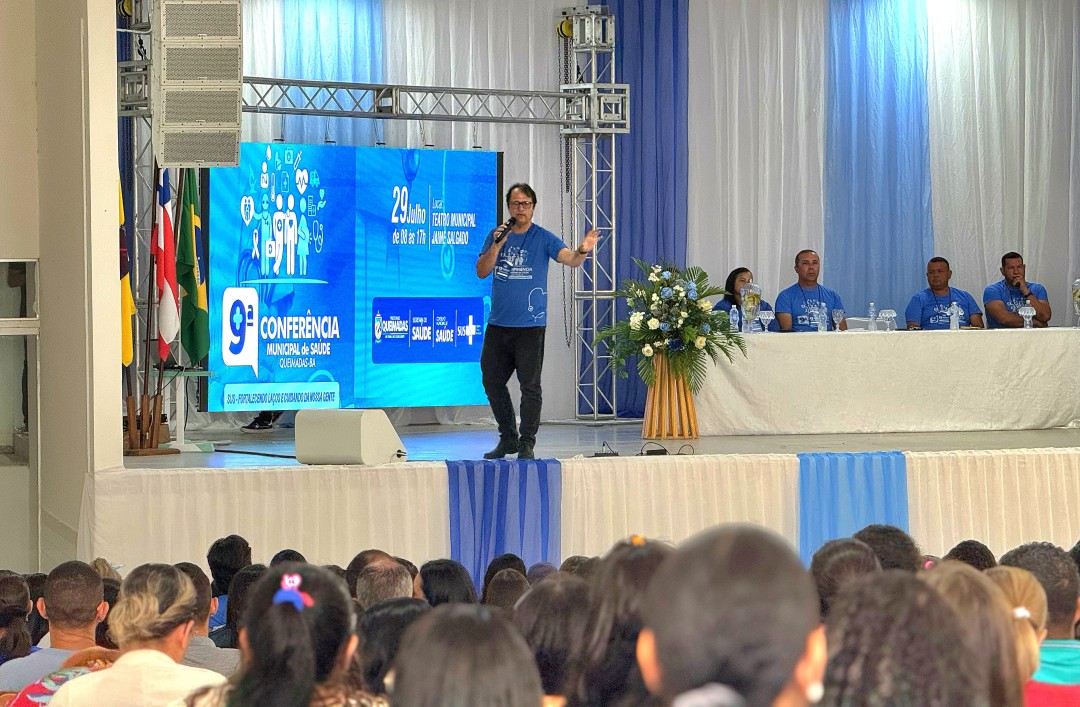 Queimadas realiza a 9ª Conferência Municipal de Saúde com foco no fortalecimento do SUS e no cuidado com a população