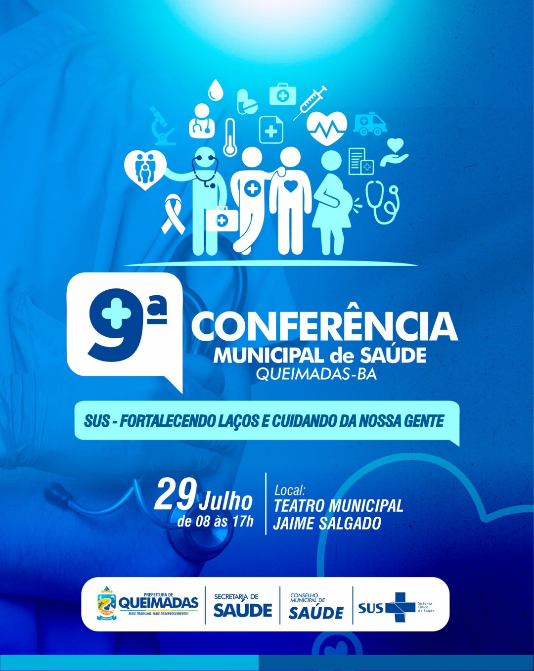 CONVITE: CONFERÊNCIA MUNICIPAL DE SAÚDE | QUEIMADAS-BA