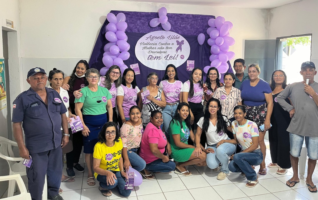 2ª ETAPA da Campanha Agosto Lilás em Queimadas visita mais quatro comunidades