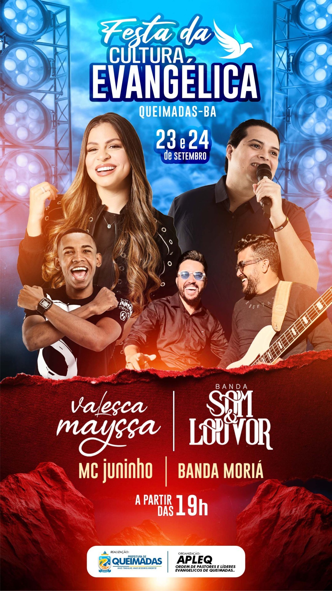 23 E 24 DE SETEMBRO - COLOQUE NA AGENDA: Festa da Cultura Evangélica 2025 pela primeira vez na história comemoração terá 2 dias de festa e louvor