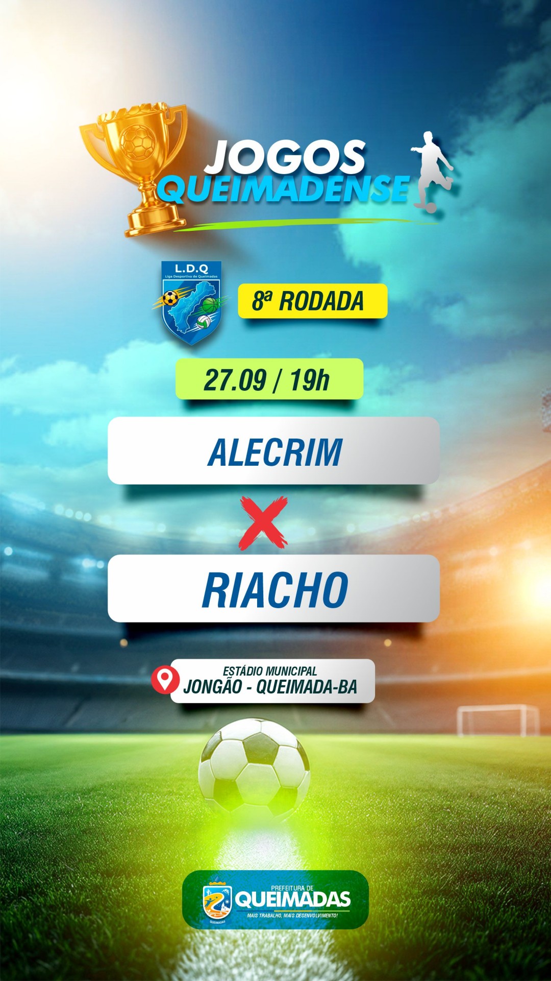 Duelos imperdíveis agitam o Campeonato Queimadense 2025 neste fim de semana: CONFIRA A PROGRAMAÇÃO DA RODADA