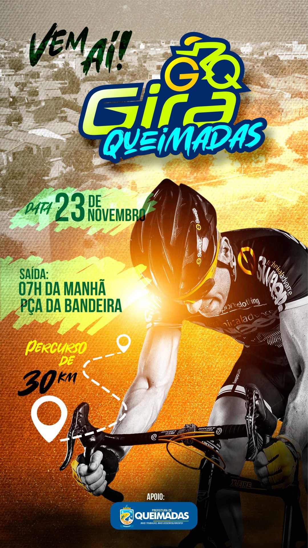 Queimadas se prepara para a 1ª edição do GIRA QUEIMADAS – Ciclismo e Turismo!