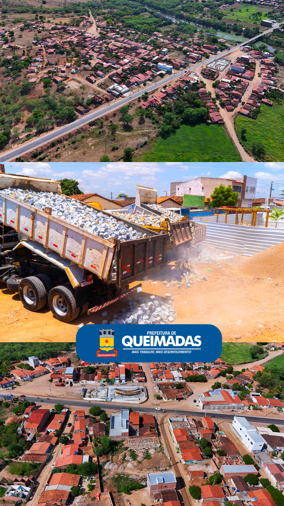 Um dia histórico para os moradores da Ponte Nova: Prefeitura de Queimadas anuncia obra de calçamento para o bairro